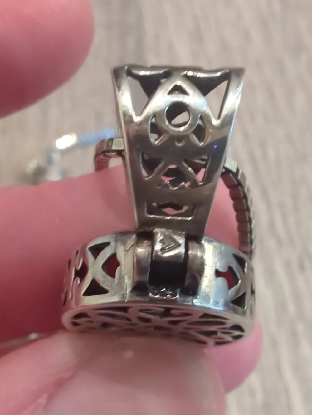 Silpada 925 Sterling Silver Reversible Charm And Necklace
